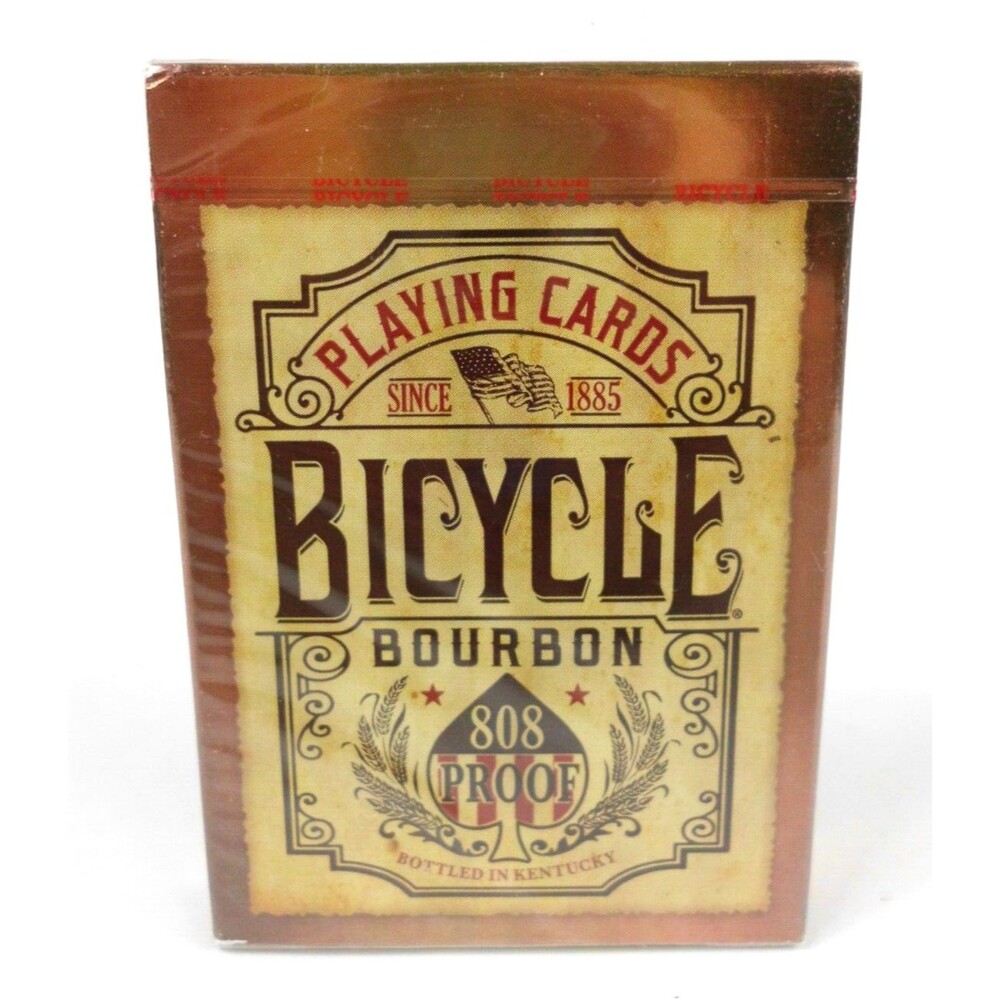 Bicycle Bourbon Playing Cards Fun Bicycle Poker Deck Made in USA 2017 New Sealed